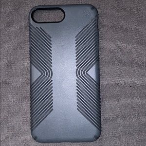 Grey/ black speck iPhone plus case